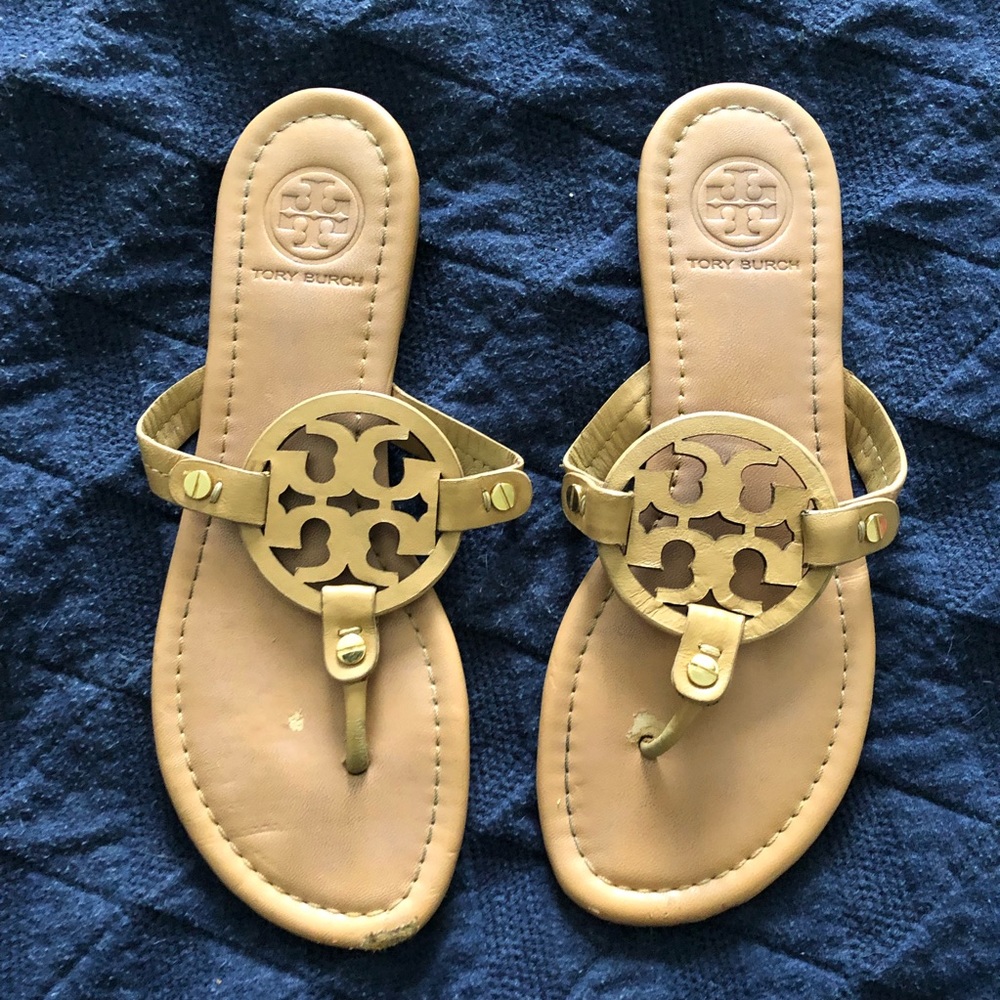 Tory Burch Medallion Sandals WORN